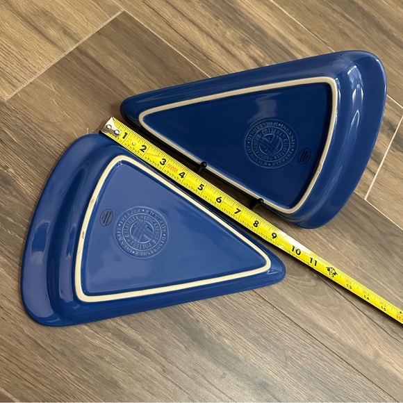 LONGABERGER - Woven Traditions Cornflower - pizza plates - set of 2 - Picture 4 of 8